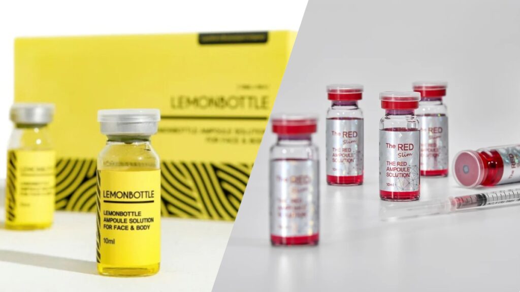 レモンボトルとレッドショットを比較｜成分・作用・導入コスト